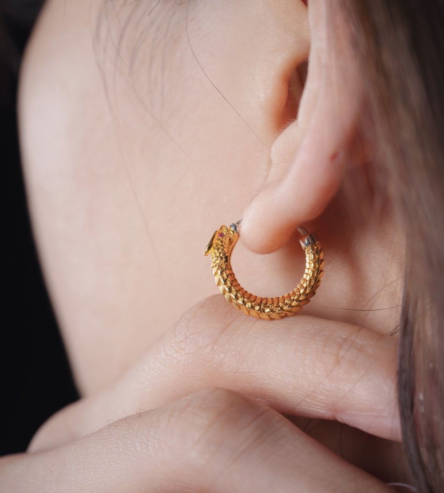 PAVOI Gold Plated Small Hoop Earrings Set