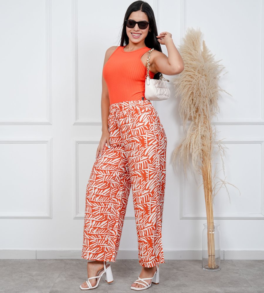 Beige Linen Trousers